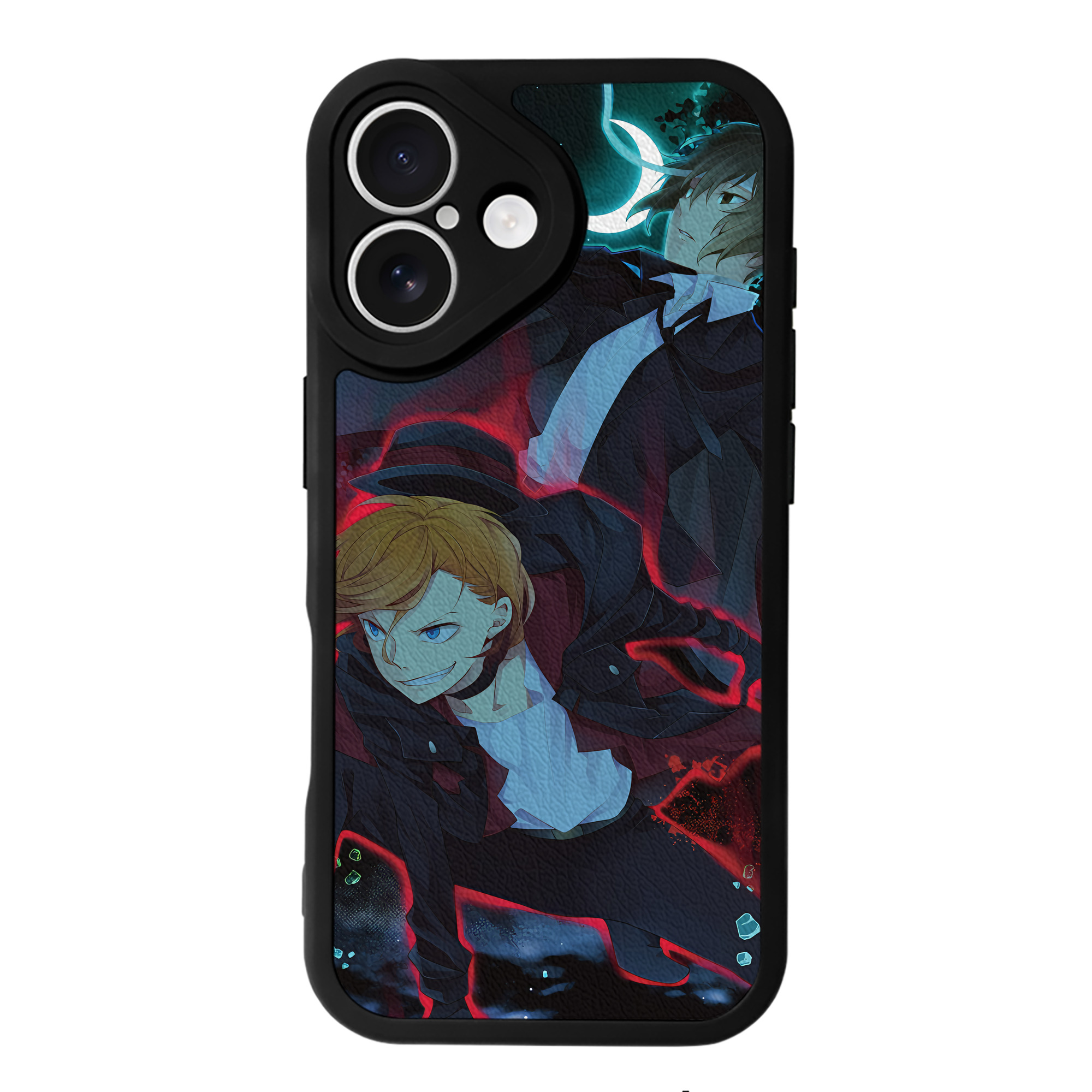 （画像用） 文豪ストレイドッグス Bungo Stray Dogs 【iPhone 16シリーズ対応】シリコンスマホケース（レザー調） 材質：シリコン